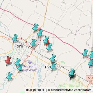 Mappa Via Giovanni Giorgi, 47122 Forlì FC, Italia (6.0325)