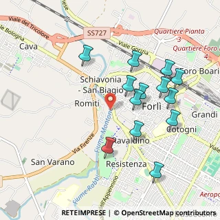 Mappa Viale Salinatore, 47121 Forlì FC, Italia (0.98231)