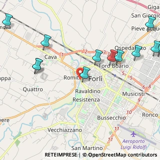 Mappa Viale Salinatore, 47121 Forlì FC, Italia (2.98385)