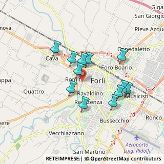 Mappa Viale Salinatore, 47121 Forlì FC, Italia (1.56083)
