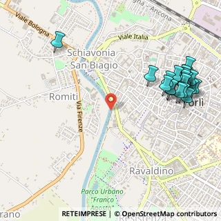 Mappa Viale Salinatore, 47121 Forlì FC, Italia (0.6845)