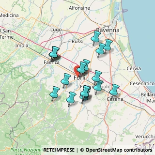 Mappa Viale Salinatore, 47121 Forlì FC, Italia (11.2755)