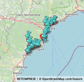 Mappa Via Coreallo, 17028 Spotorno SV, Italia (9.657)