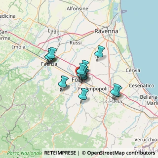 Mappa Via Cristoforo Colombo, 47122 Forlì FC, Italia (8.76353)