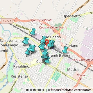 Mappa Via Cristoforo Colombo, 47122 Forlì FC, Italia (0.6345)