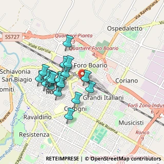 Mappa Via Cristoforo Colombo, 47122 Forlì FC, Italia (0.7925)