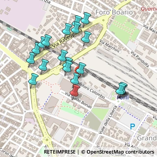 Mappa Via Cristoforo Colombo, 47122 Forlì FC, Italia (0.247)