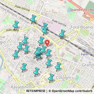 Mappa Corso G. Mazzini, 47121 Forlì FC, Italia (0.5175)