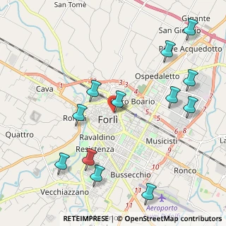 Mappa Corso G. Mazzini, 47121 Forlì FC, Italia (2.48667)