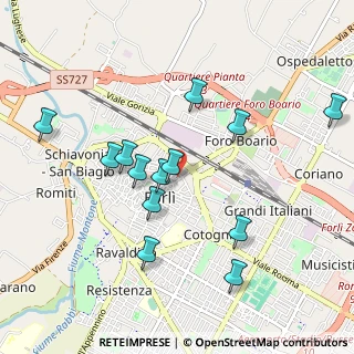 Mappa Corso G. Mazzini, 47121 Forlì FC, Italia (0.97308)