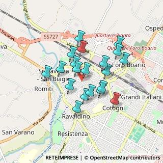 Mappa Via Maldenti, 47121 Forlì FC, Italia (0.71)