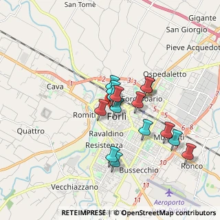 Mappa Via Maldenti, 47121 Forlì FC, Italia (1.454)