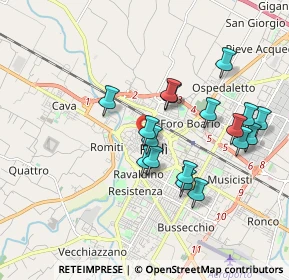 Mappa Via Maldenti, 47121 Forlì FC, Italia (1.74412)