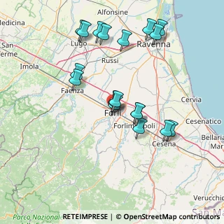 Mappa Via Edmondo de Amicis, 47121 Forlì FC, Italia (15.58389)