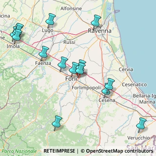 Mappa Via Ulisse Aldrovandi, 47122 Forlì FC, Italia (20.242)