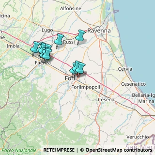 Mappa Via Ulisse Aldrovandi, 47122 Forlì FC, Italia (13.57833)
