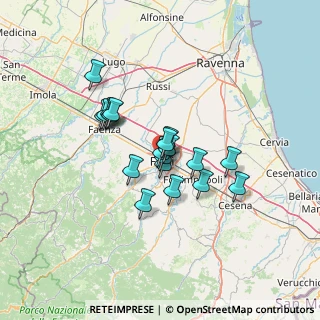 Mappa Via Hercolani Cesare, 47121 Forlì FC, Italia (9.96211)