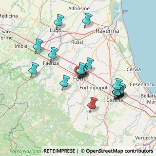 Mappa Via Hercolani Cesare, 47121 Forlì FC, Italia (14.494)