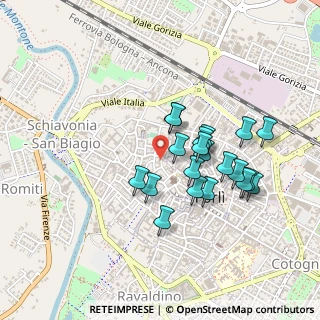 Mappa Via Hercolani Cesare, 47121 Forlì FC, Italia (0.3975)