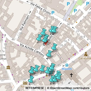 Mappa Via Paolo Bonoli, 47121 Forlì FC, Italia (0.06364)