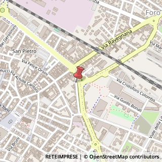 Mappa Via Olindo Guerrini,  4, 47100 Forlì, Forlì-Cesena (Emilia Romagna)