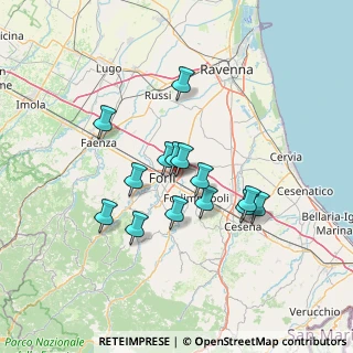 Mappa Via Ugo Buli, 47121 Forlì FC, Italia (11.30071)
