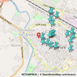 Mappa Piazzale Melozzo degli Ambrogi, 47121 Forlì FC, Italia (0.565)