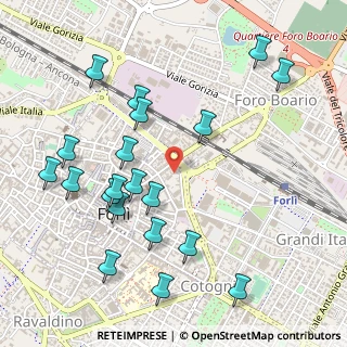 Mappa Via Porta S. Pietro, 47121 Forlì FC, Italia (0.5895)