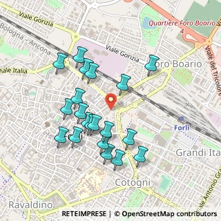 Mappa Via Porta S. Pietro, 47121 Forlì FC, Italia (0.4495)