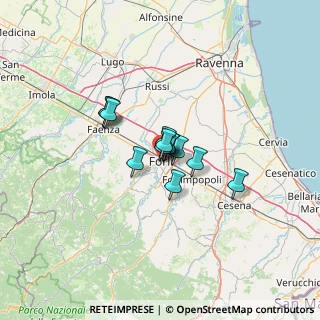 Mappa Via Fiorini, 47121 Forlì FC, Italia (6.99154)