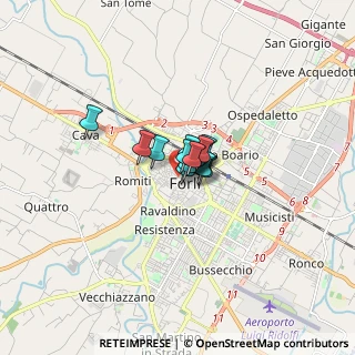Mappa Via Fiorini, 47121 Forlì FC, Italia (0.558)