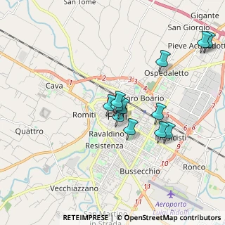Mappa Via Fiorini, 47121 Forlì FC, Italia (1.64833)
