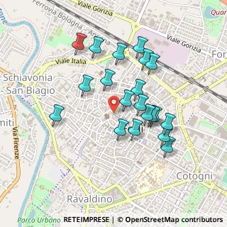 Mappa Via Fiorini, 47121 Forlì FC, Italia (0.42)