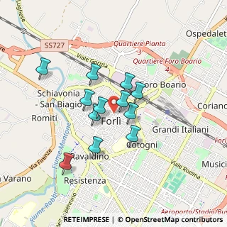 Mappa Via G. Gaudenzi, 47121 Forlì FC, Italia (0.68583)