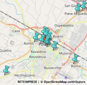 Mappa Via G. Gaudenzi, 47121 Forlì FC, Italia (1.7425)