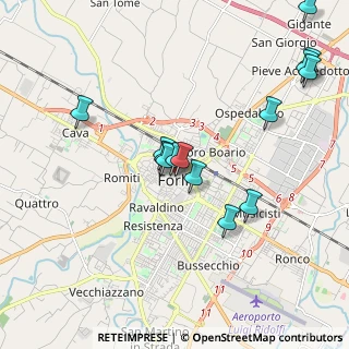 Mappa Via G. Gaudenzi, 47121 Forlì FC, Italia (2.01143)