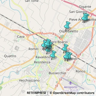 Mappa Via G. Gaudenzi, 47121 Forlì FC, Italia (1.56333)