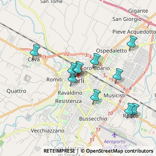 Mappa Via G. Gaudenzi, 47121 Forlì FC, Italia (1.78182)