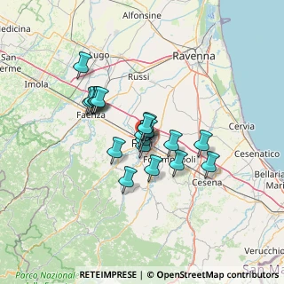 Mappa Via G. Gaudenzi, 47121 Forlì FC, Italia (9.97263)
