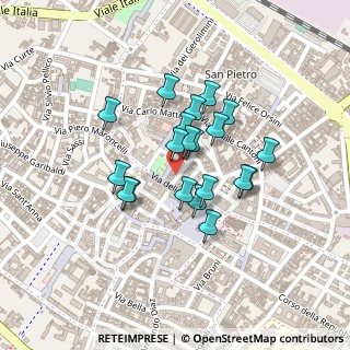 Mappa Via Maurizio Quadrio, 47121 Forlì FC, Italia (0.1675)