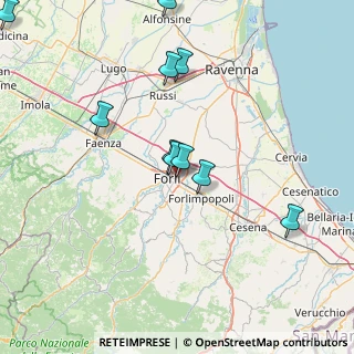 Mappa Via Pacinotti, 47122 Forlì FC, Italia (27.9)