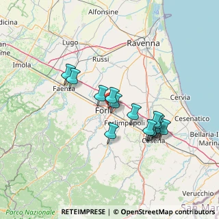 Mappa Via Pacinotti, 47122 Forlì FC, Italia (12.235)