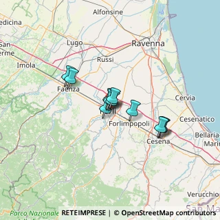 Mappa Via Pellegrina Rosselli Del Turco, 47121 Forlì FC, Italia (8.97818)