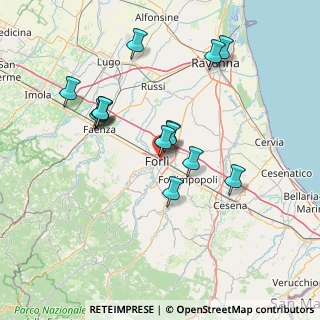 Mappa Via Pellegrina Rosselli Del Turco, 47121 Forlì FC, Italia (13.845)
