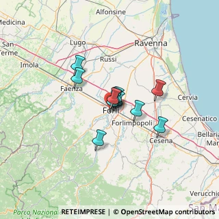 Mappa Via L. Albicini, 47121 Forlì FC, Italia (8.06182)