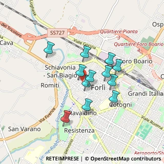 Mappa Via L. Albicini, 47121 Forlì FC, Italia (0.70333)