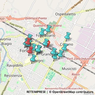 Mappa Forli', 47122 Forlì FC, Italia (0.765)