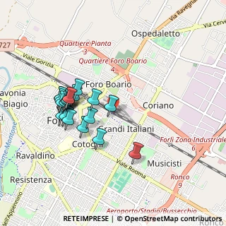 Mappa Forli', 47122 Forlì FC, Italia (0.876)