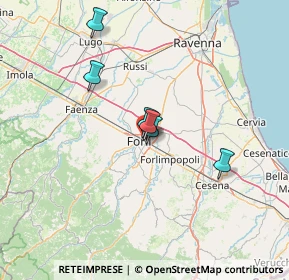 Mappa Piazzale Martiri d'Ungheria, 47122 Forlì FC, Italia (30.99909)