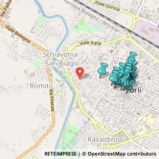 Mappa Via Battuti Verdi, 47121 Forlì FC, Italia (0.5885)